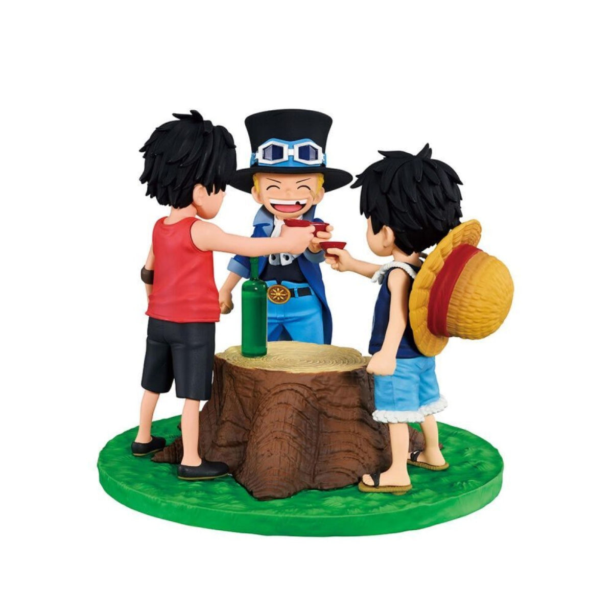 Ace, Sabo und Luffy Dramatic Memories Ichibansho 10 cm – Ansicht mit Sabo