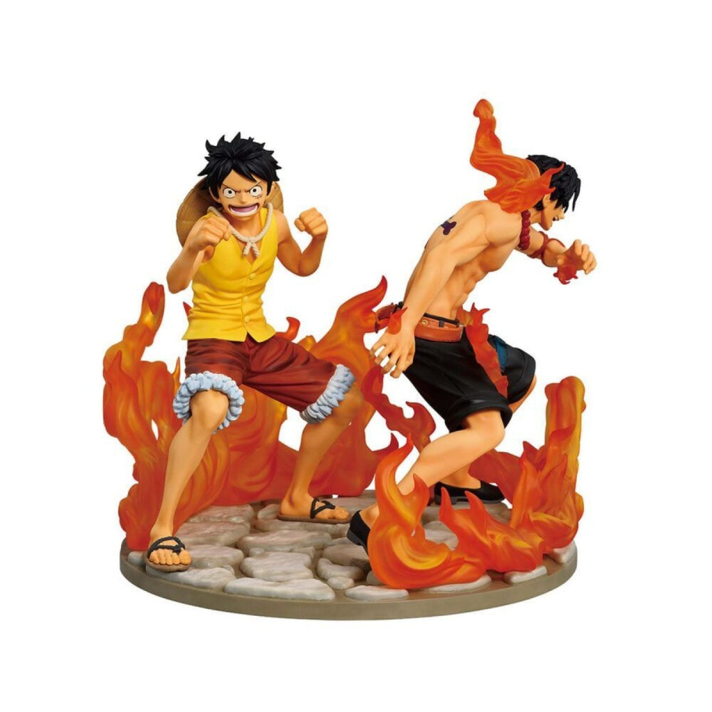 Ace und Luffy Dramatic Memories Ichibansho 15 cm – Seitenansicht