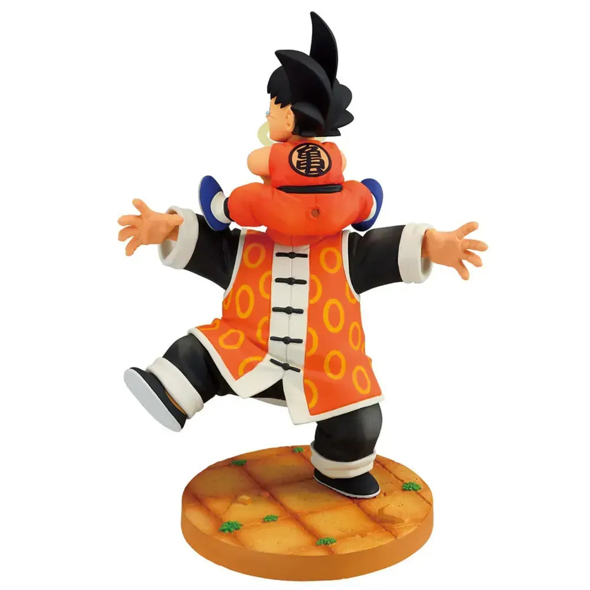 Son Goku & Grandpa Son Gohan Dragon History II 16 cm Banpresto – Rückansicht