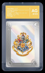 Harry Potter 25 Years of Magic Hogwarts Wappen 3g Feinsilber Karte limitiert auf 75