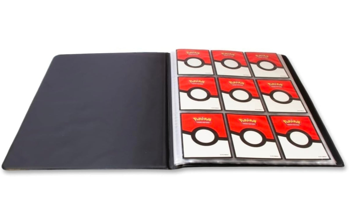 Pokémon Charmander 9-Pocket Portfolio geöffnet mit 9 Kartenfächern