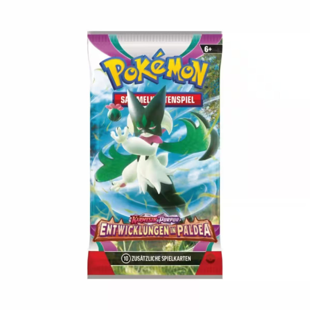 Pokémon Karmesin & Purpur Entwicklungen in Paldea Booster deutsch