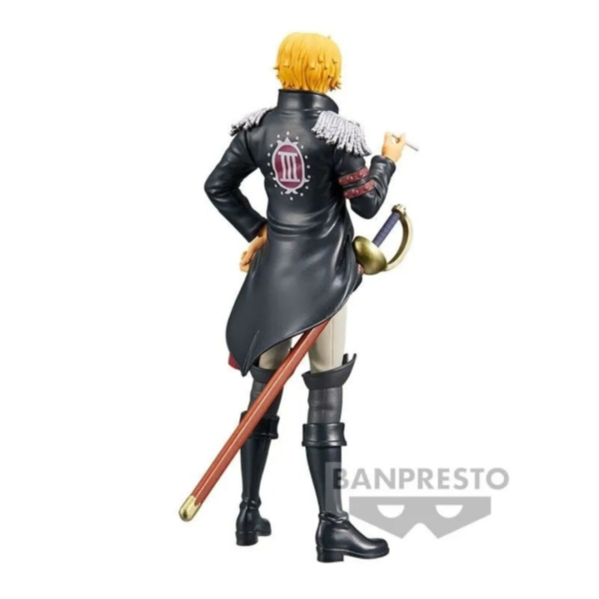 Banpresto Sanji DXF The Grandline Men Vol. 4 One Piece Film Red 17 cm Rückansicht