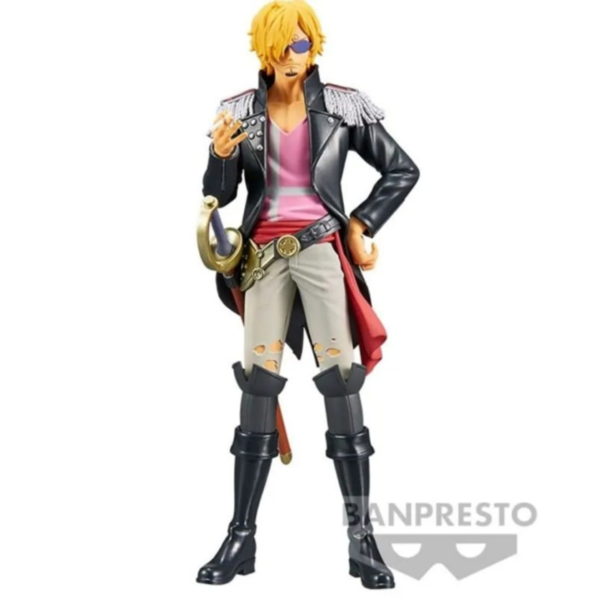 Banpresto Sanji DXF The Grandline Men Vol. 4 One Piece Film Red 17 cm Vorderansicht