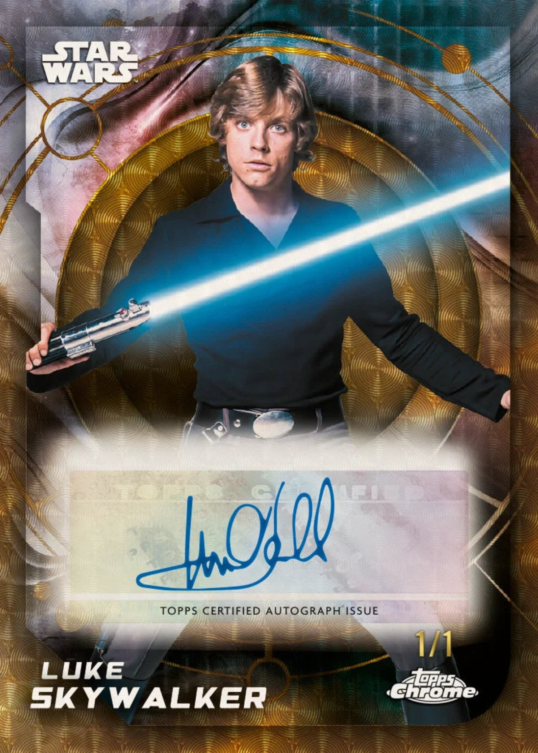 star wars chrome 2026 luke skywalker beispiel – Beispielkarte, nicht garantiert enthalten